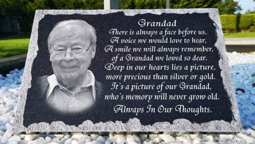 Why Personalised Memorial Plaques Make for Good Memorial Gifts