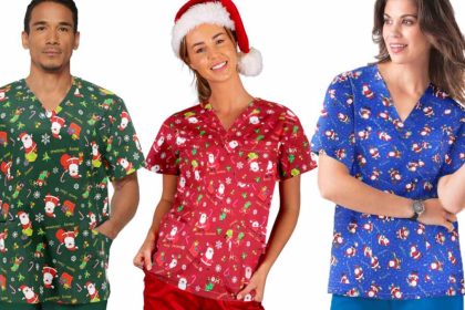Embrace the Festive Spirit with Stylish Xmas Scrubs A Merry Guide to Christmas Scrub Tops