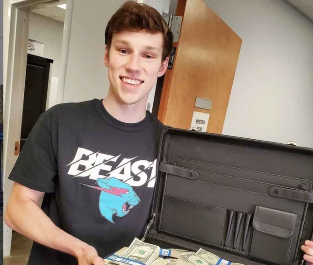 Nolan Hansen from MrBeast