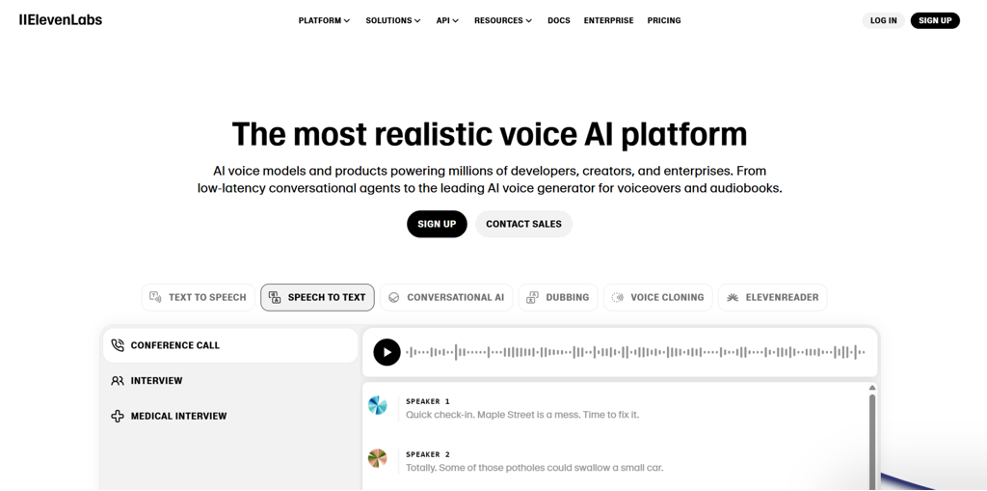 Top AI Video Translator - ElevenLabs