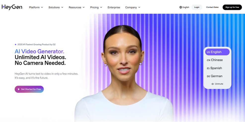 Top AI Video Translator - HeyGen