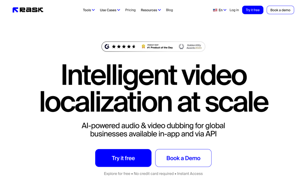Top AI Video Translator - RASK AI