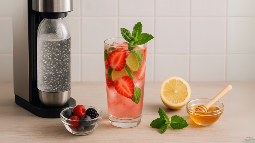 How to Make Flavoured Sparkling Water at Home