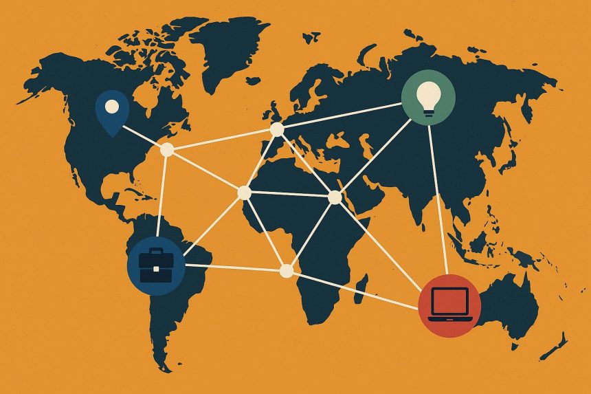 Global network of experts collaborating to influence work and daily life worldwide