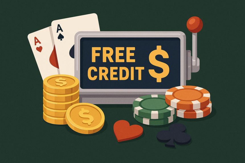 Free credit online casino bonuses, slot machines, and chips for no deposit gaming offers