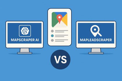 Comparison of MapScraper AI and MapLeadScraper tools for Google Maps data extraction analysis