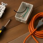 Licensed electrician repairing residential wiring in Grapevine home for safe electrical service