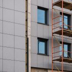 Modern building exterior with high-quality cladding panels installed by professional contractors