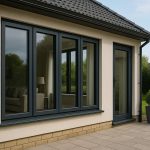 Triple glazed aluminium windows installed in a modern Scottish home for superior energy efficiency