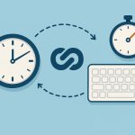 Time-tracking dashboard combined with typing speed test results for productivity improvement