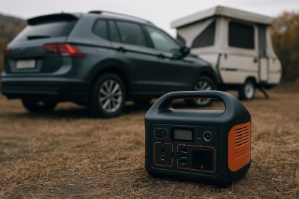 SUV driving on scenic road, illustrating misconceptions about vehicle power for weekend travel