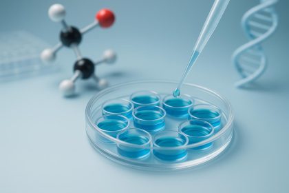 Cutting-edge laboratory researching new therapies for orphan and rare disease treatments