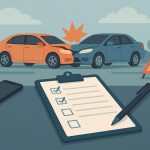 Notepad and pen collecting details during an emergency for accurate fact recording