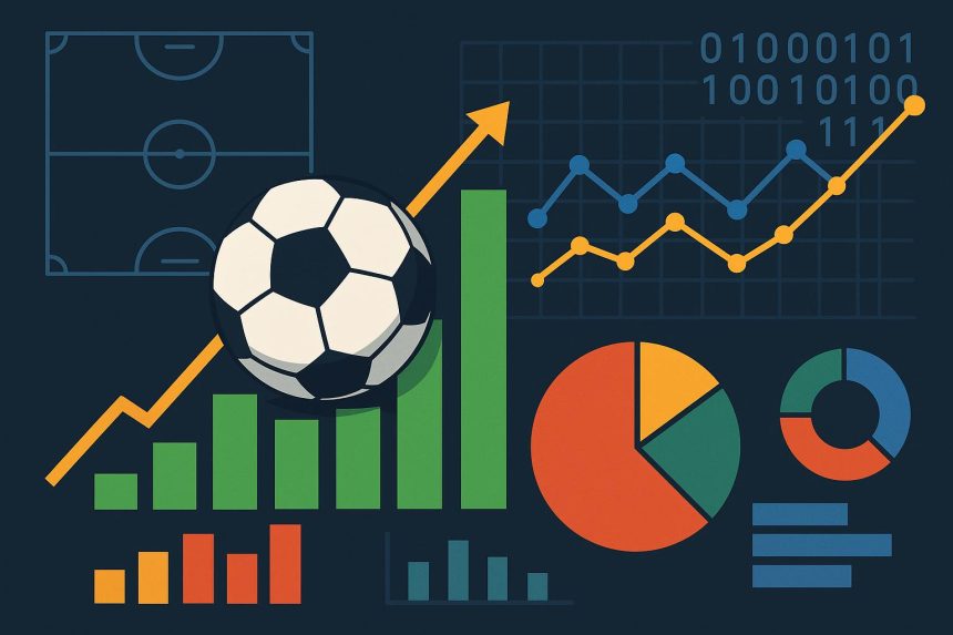 Charts and graphs analyzing sports statistics for enhanced data-driven sports predictions