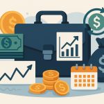 Graphs and charts illustrating financial planning strategies for managing variable income