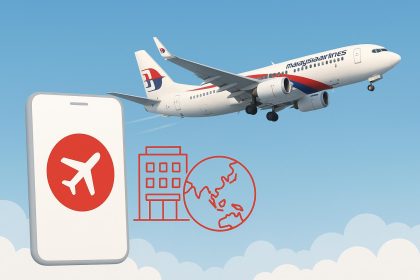 Malaysia Airlines booking interface on Airpaz platform for easy flight reservation process