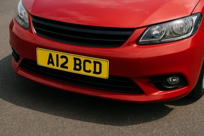 Affordable private number plates displayed on cars, showcasing tips for finding cheap registration