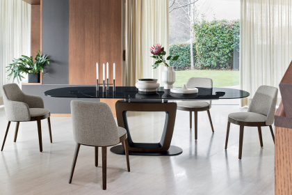 Image 1 of In a Scandinavian living room, the furniture fades into the rhythm of daily life. It creates serenity rather than spectacle—a visual expression of balance and mindfulness.