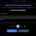 Image 1 of Free AI Text to Speech Tool: Convert Text into Natural Audio with AirMore AI