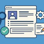 Modern digital resume template displayed on a computer screen for effective job applications