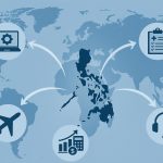 Remote Filipino professionals collaborating virtually to support diverse global industries