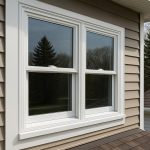 Modern energy-efficient replacement windows installed in a home for long-lasting durability
