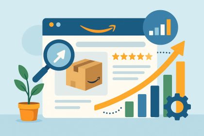 Amazon SEO agency optimizing product listings for higher search rankings and visibility online