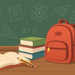 Stack of textbooks, notebooks, and study supplies on a desk representing student success strategies