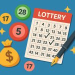 Colorful online lottery tickets and digital numbers symbolizing strategies to boost winning odds