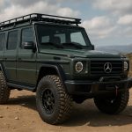 Custom G Wagon parked on rugged terrain showcasing luxury design and off-road capabilities