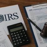 IRS tax document with overdue stamp and calculator representing common taxpayer problems