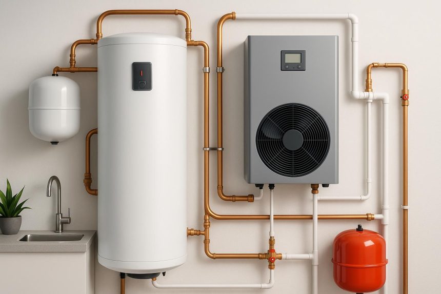 Modern home water heater system showcasing energy-efficient heating technology solutions