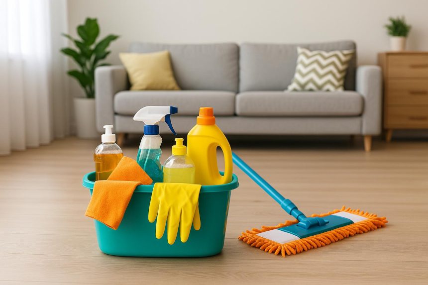 Clean, organized Melbourne home interior showcasing benefits of regular house cleaning tasks