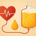 Blood plasma donation bag and equipment highlighting the importance of plasma in medical treatments