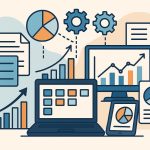 Project portfolio management software dashboard displaying analytics for improved business operations