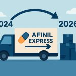 Afinil Express logo with updated branding highlighting new features and user benefits