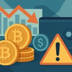 Stack of business documents and digital coins illustrating crypto payment operational risks