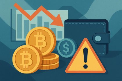 Stack of business documents and digital coins illustrating crypto payment operational risks