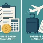 Comparison of business spend management and travel management concepts for finance teams