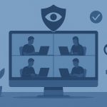 Dashboard with charts and graphs illustrating ethical employee monitoring software practices