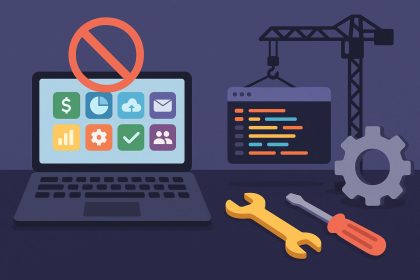 Custom software development tools replacing subscription-based SaaS platforms for businesses