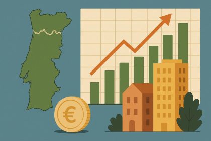 Modern Lisbon skyline with residential buildings, reflecting Portugal real estate market trends