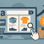 Amazon paid search ads displayed on e-commerce platform influencing online shopping decisions