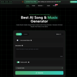 Image 1 of AI Music Generator: Create Royalty-Free Tracks Fast
