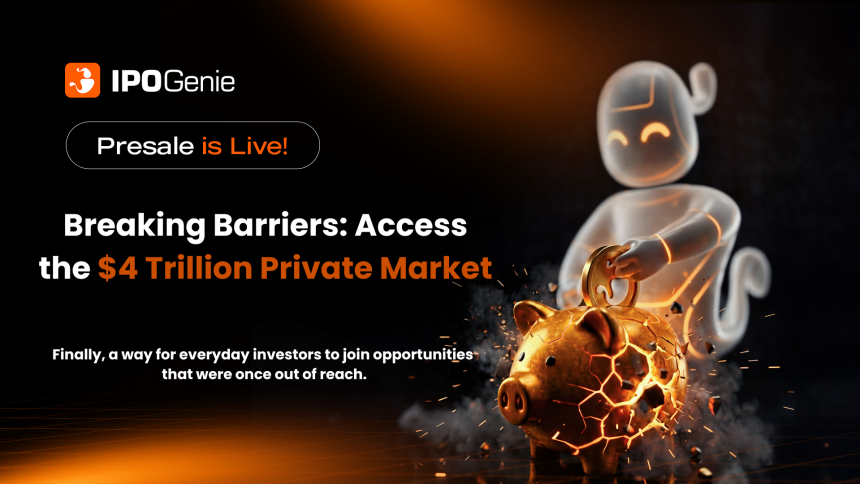 Image 1 of Top Crypto Presale Stage Closing: Get IPO Genie Before Price Doubles