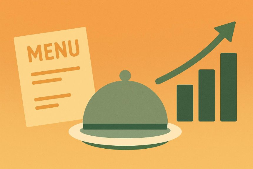 Modern restaurant interior showcasing fresh dishes and efficient service for increased sales
