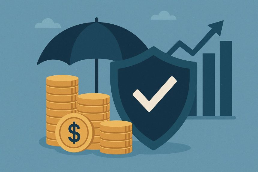 Insurance policies protecting financial assets and ensuring long-term economic stability