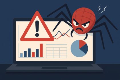 Graph showing marketing data skewed by bots and invalid traffic impacting analytics accuracy