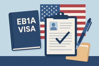 EB1A visa application documents, eligibility checklist, and approval guidance materials