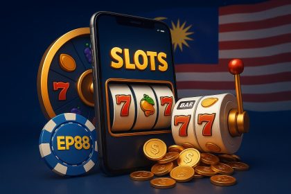Mobile slot games on smartphone showcasing EP88 online iGaming platform in Malaysia